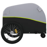 Bike Trailer Black and Green 30 kg Iron 94144