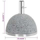 ZNTS Esschert Design Parasol Stand 11.5 kg 25x25x24 cm Grey PV11 411480