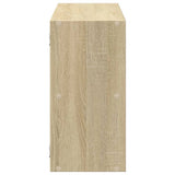 Wall Shelf Sonoma Oak 100x25x50 cm Engineered Wood 853274