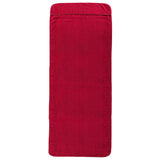 Beach Towels 2 pcs Burgundy 75x200 cm Fabric 400 GSM 362676