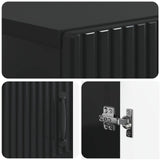 Bathroom Storage Cainet HOORN Black 59.5 x 31 x 77 cm 897276