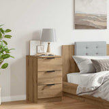 Bedside Cabinet Artisan Oak 40x36x65 cm Engineered Wood 856934