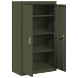 Storage Cabinet Olive Green 80 x 40 x140 cm Steel 3406182