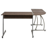 Corner Desk Brown Engineered Wood 375955