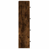 Bookcase Smoked Oak 40x24x102 cm Engineered Wood 860377