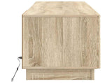 LED TV Cabinet Sonoma Oak Engineered Wood 897347