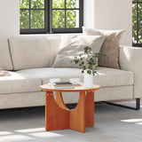 Coffee Table Wax Brown 50 x 50 x 35 cm Solid pine wood 873531