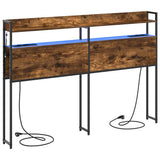 Headboard with Shelf Smoked oak 160 cm Engineered wood 859707