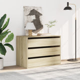 Corner Chest of Drawers Sonoma Oak 80x41x58 cm Engineered Wood 852854