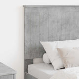 Headboard with Headboard Concrete Grey 75 cm Engineered wood 887828