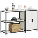 Kitchen Storage Set HATTEM 2 pcs White Cold-rolled Steel 3392660
