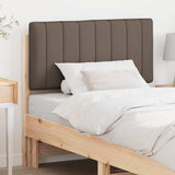 Upholstered Headboard Brown and Taupe 90 cm Solid Pine Wood 880201