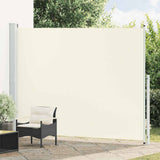 Patio Retractable Side Awning 220x300 cm Cream 313424