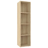 Book Cabinet/TV Cabinet Sonoma Oak 36x30x143 cm Engineered Wood 800147