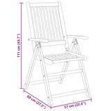 3 Piece Garden Dining Set Solid Wood Acacia 3295255