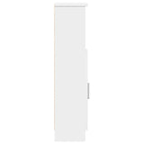 Bathroom Cabinet with Roll Holder White 20.5x22x90 cm 858497