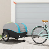 Bike Trailer Black and Blue 45 kg Iron 94156