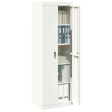 Storage Cabinet White 60 x 40 x180 cm Steel 3406201