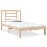 Bed Frame without Mattress 90x190 cm Single Solid Wood Pine 3104313