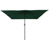 Garden Parasol Green 295 x 295 x 245 cm Polyester and Steel 42003653