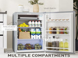 91L Freestanding Under-Counter Fridge with Lock - Grey T3398P344772