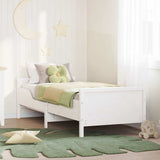 Bed Frame with Headboard White 80 x 200 cm Engineered Wood 877204