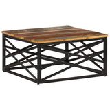 Coffee Table 68x68x35 cm Solid Reclaimed Wood 330075