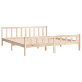 Bed Frame without Mattress Solid Wood 160x200 cm 810689