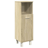 4 Piece Bathroom Furniture set Sonoma Oak Engineered Wood 3324970