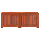 Storage Chest with Lid Brown Solid Wood Acacia 364917