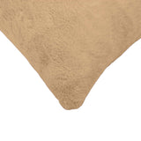 Cushion Cover 6 pcs HEERLEN Cream 80 x 80 cm Faux Rabbit Fur 913784