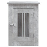 Dog Crate Furniture Concrete Grey 45x62x59 cm Engineered Wood 838312