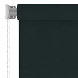 312817 Outdoor Roller Blind 220x140 cm Dark Green HDPE
