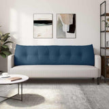 Back Pillow Blue 180 x 24 x 50 cm Fabric 42014565