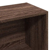 Bookcase Brown Oak 57x28.5x107.5 cm Engineered Wood 848009