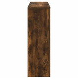 Electric Fireplace Smoked Oak 75 x 24.5 x 75 cm Engineered wood 8020772
