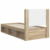 Bed Frame with Storage and Headboard Sonoma Oak 100 x 200 cm 3413887