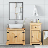 2 Piece Bathroom Furniture Set Corona Solid Wood Pine 3334632
