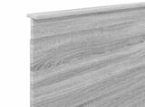 Headboard with Headboard Grey Sonoma 90 cm Engineered wood 887809