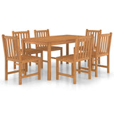 Garden Dining Set Warm Teak Solid Teak Wood Durable 3059934