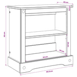 Aquarium Stand CORONA Brown 60.5 x 30 x 60 cm 150 kg 42034029