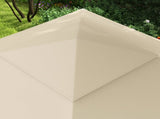 3 x 3 Pop Up Gazebo, Double-roof Garden Tent with Netting and Carry Bag, Party Event Shelter for T3398P325122