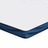 Mattress Pads White and blue 80 x 200 cm Gel Memory Foam 4106254