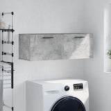 Wall Cabinet Concrete Grey 100x36.5x35 cm Engineered Wood 830160