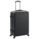 Hardcase Trolley Set 3 pcs Black ABS 91886