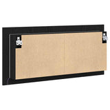 LED Mirror Cabinet Black Oak 100 x 12 x 45 cm Engineered Wood 875044