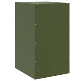 Bedside Cabinets 2 pcs Olive Green 34.5x39x62 cm Steel 841784
