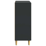 Sideboard with Drawer Black 66 x 34.5 x 90 cm Engineered Wood 894626