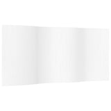 Room Divider White Width 400 cm Height 165 cm Bamboo 377003