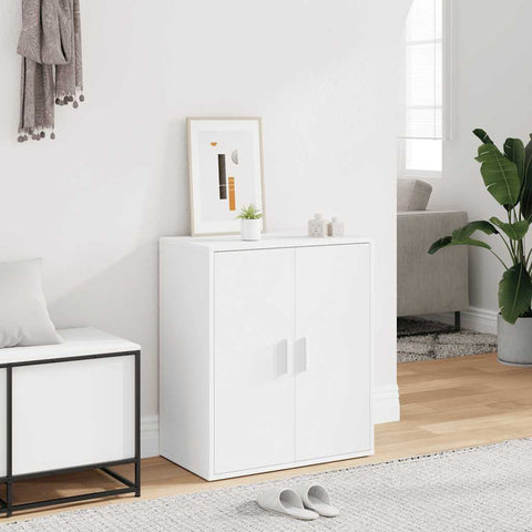Shoe Cabinet White 60x35x70 cm Engineered Wood 808918
